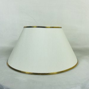 Euro Flat Offwhite/Bronze Lace – Lampshade (Pair)