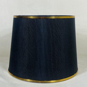 American Lampshade Black/Bronze Lace on Borders (Pair)