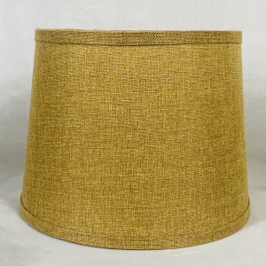 American Lampshade Gold/Jute Lace on Borders (Pair)