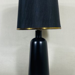 bottle black table lamp