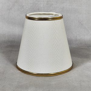 Cone Chandelier/Wall Lampshade – OffWhite (Bronze Lace)