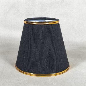 Cone Chandelier/Wall Lampshade – Black (Bronze Lace)