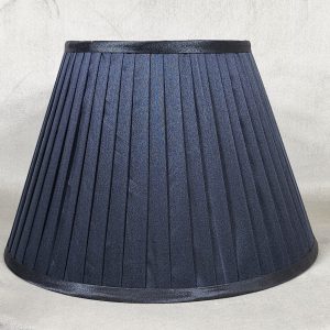 Classic Pleated Lampshade – Black (pair)