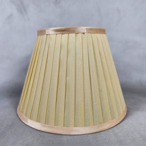 Classic Pleated Lampshade –  Lite Gold (pair)