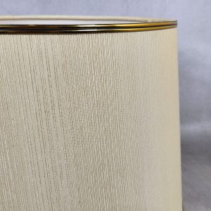 American Stripes Lampshade – Lite Gold w/ Bronze Lace (Pair)