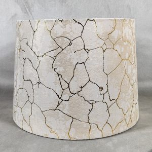 American Lampshade Off-White Texture – Premium (Pair)