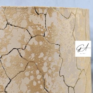 American Stone Texture Lampshade Lite Gold (Pair)