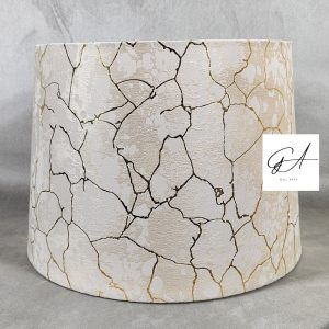 American Stone Texture Lampshade Off-white (Pair)