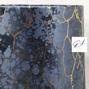 American Stone Texture Lampshade Black (Pair)