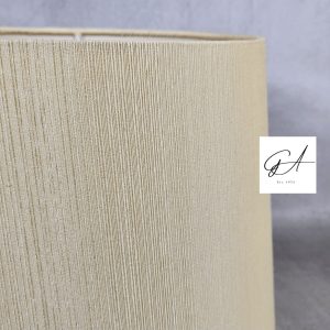 American Striped Lampshade Lite Gold (Pair)
