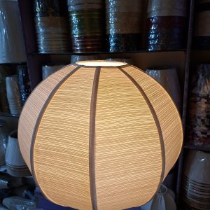 Ball Striped Pendant Light Off-white