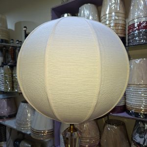 Ball Striped Pendant Light Off-white