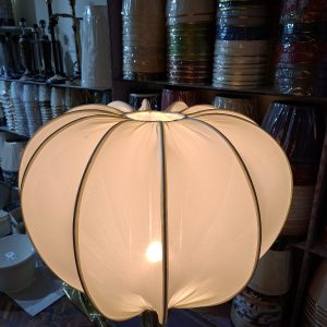 Pumpkin Pendant Light Off-white Silk